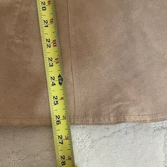 Chico's Suede Light Tan Jacket – MEDIUM - Picture 11 of 13
